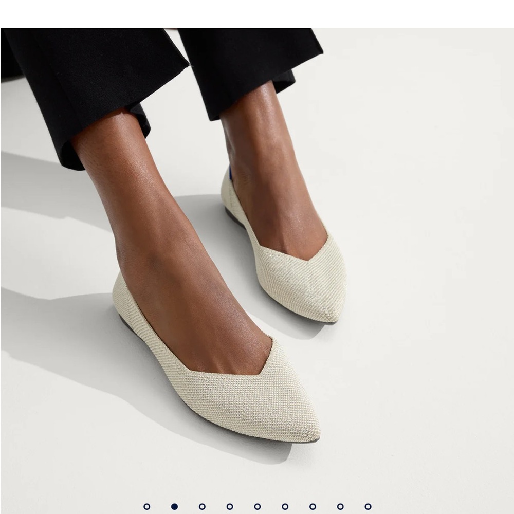 Worn Once, Rothy’s Point Ii In Diamond Twill - image 2